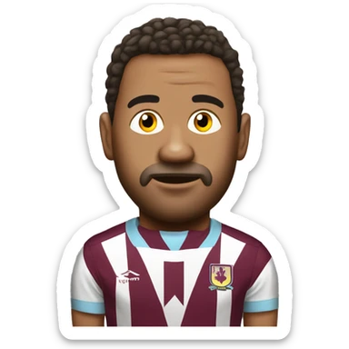 Aston villa with egg head sticker