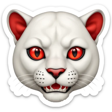 white panther emoji. As one would see on discord, that looks like Samuel Ayers from "The Smoke Room". make sure his eyes are red sticker