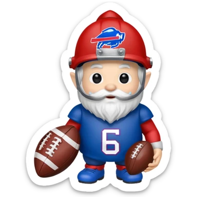 Buffalo Bills gnome sticker