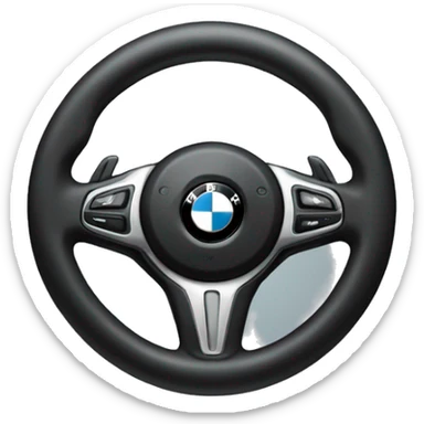Bmw  Car steering wheel sticker