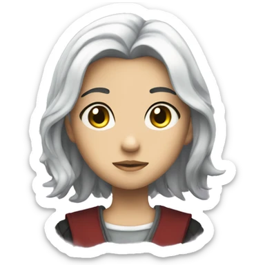 character dominique from vanitas no carte  sticker