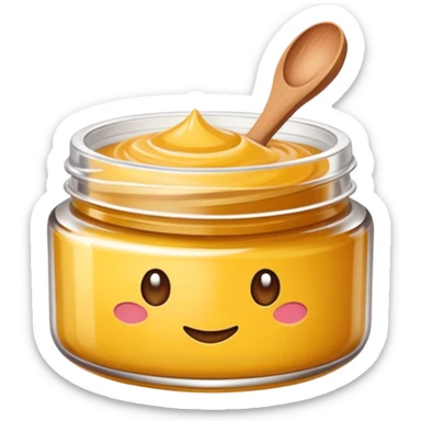 Produtos de beleza delicado com tampa dos potes dourados e fundo transparente pra usar como figurinha sticker