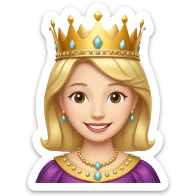 Cute song cutest queen sticker