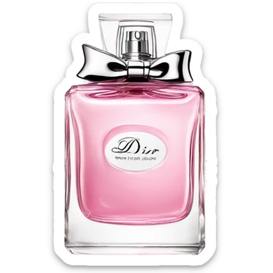 Miss Dior perfume pink sticker