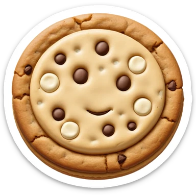 White chocolate chip chips ahoy cookie sticker