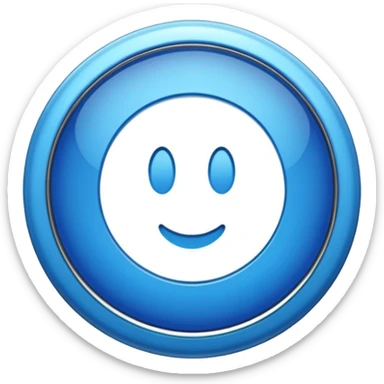 Fb blue badge sticker