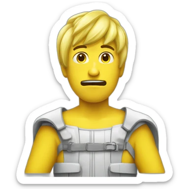 Personne qui pleure des bananes sticker