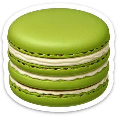 Green Macaroon sticker