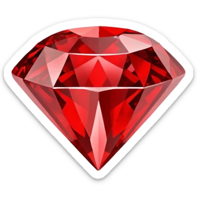 Red diamond emoji that i can use in writing not in form of image sticker