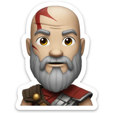 kratos the jedi sticker