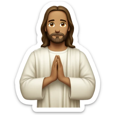 jesus christ pray sticker