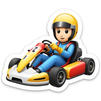karting  sticker