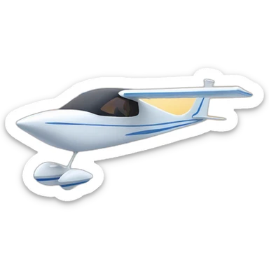 Discus 2b sailplane with girl sticker