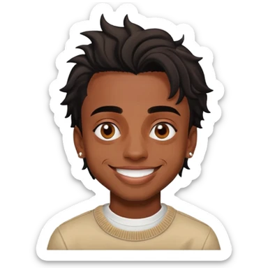 Playboi Carti grinning  sticker