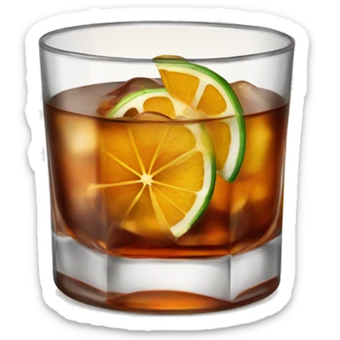 one old Fashioned coktail sticker