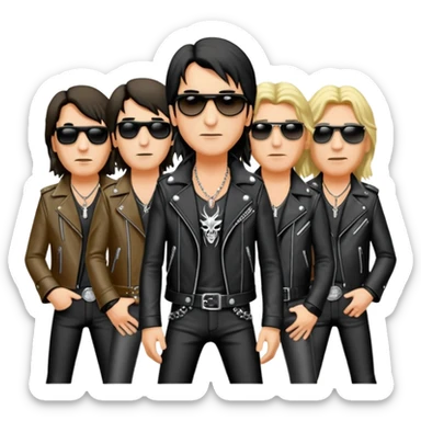 Scorpions rock band sticker