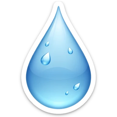gota de agua sticker