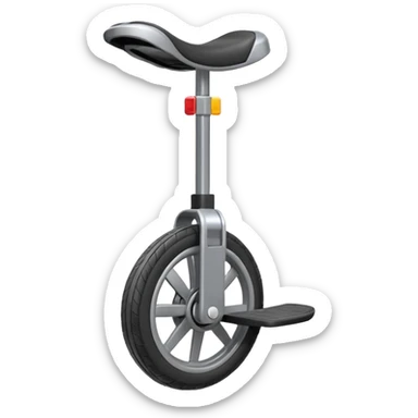 an emoji of an elctronic unicycle in a format 128 pixel by 128 pixels sticker