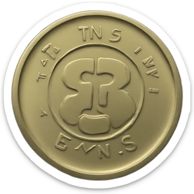 The coin with the TNS inscription on it, the coin must be 55A5FE in that color. sticker