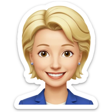 ursula von der leyen sticker