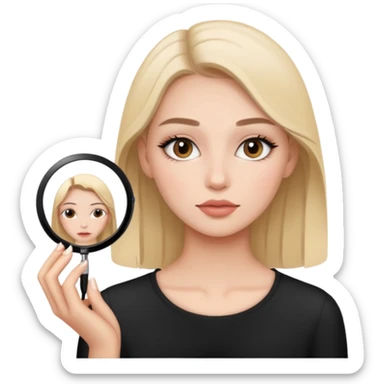 Clean girl routine sticker