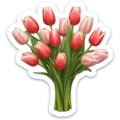 Tulip bouquet  sticker