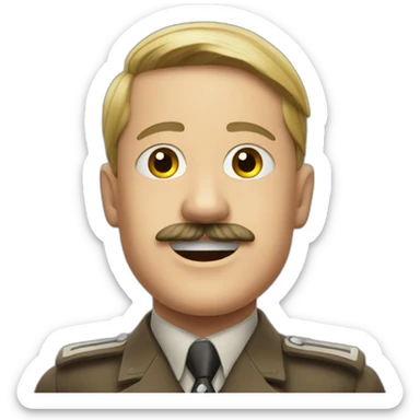 Hitler joyeux sticker