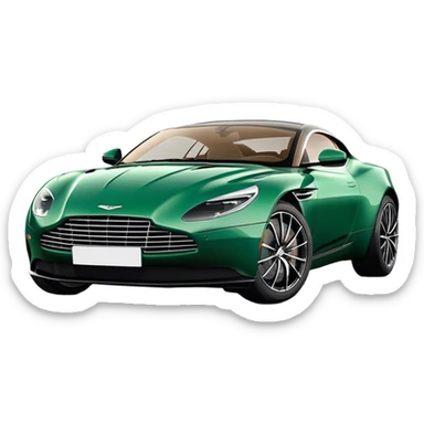 Aston Martin DB11 - Aston Martin (Model Year: 2022) (Iconic colour: Green) sticker