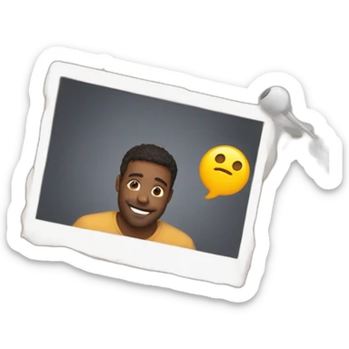In a video call sticker