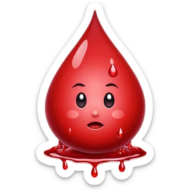 alot of blood drop sticker