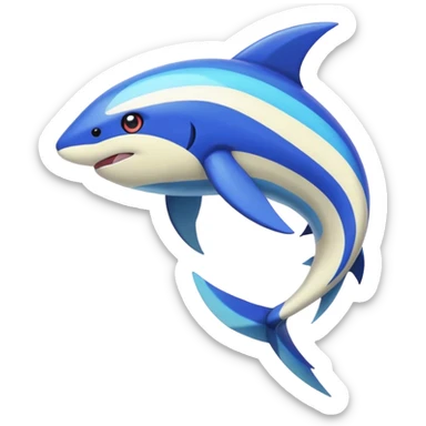 Meloetta-Sharpedo-Kyogre-Pokémon-Fakémon-fusion-hybrid-creature sticker