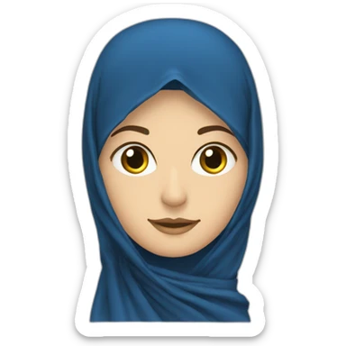 pashtun burqa blue sticker