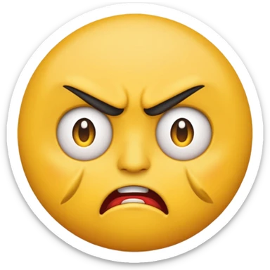 deadly look emoji sticker