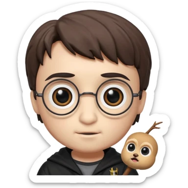 harry potter  hungry face funko pop style cute sticker