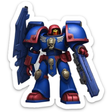 Ultramarine-warhammer-40k-blood-angels sticker