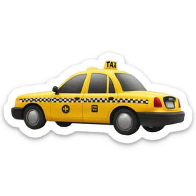TAXI sticker