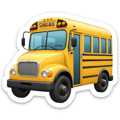 Make me an emoji of a small school us sticker