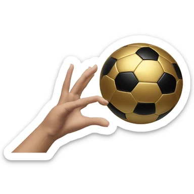 Haaland qui a le ballon d’or en main  sticker