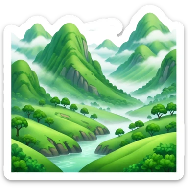 humid weather landskape imag humid more humid add draps falling sticker