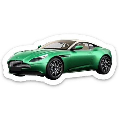 Aston Martin DB11 - Aston Martin (Model Year: 2022) (Iconic colour: Green) sticker