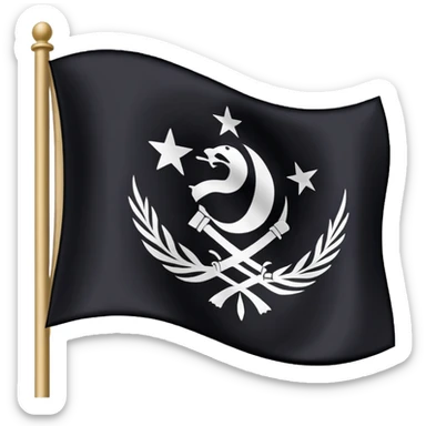 Taliban flag sticker