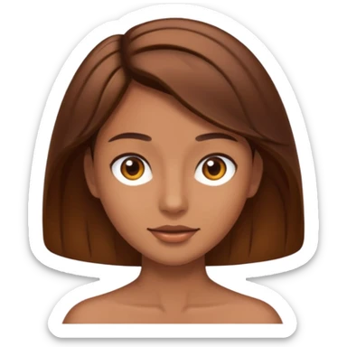 flipping hair emoji with hand flipping the hair sticker