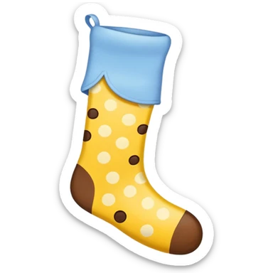 Banana in a sock sticker