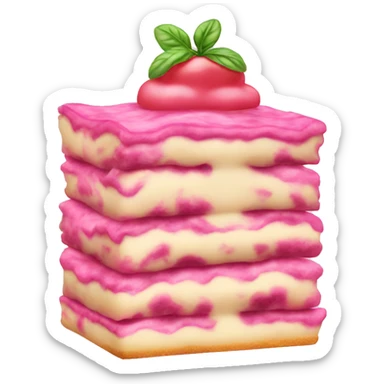pink lasagna  sticker