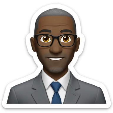 Shannon sharp with round face suit and glasses and buzz cut and small eyes over 50 small gray beard sticker