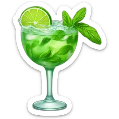 mojito drink spinning sticker