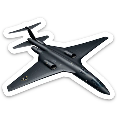 B-2 Spirit bomber - Northrop B-2 (Model Year: 2021) (Iconic colour: Stealth black) sticker