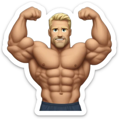 Paul dillett bodybuilding sticker