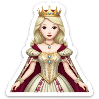 HEADLESS QUEEN WITHOUT HEAD sticker