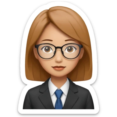 i need an image of a japanese woman analyst sticker